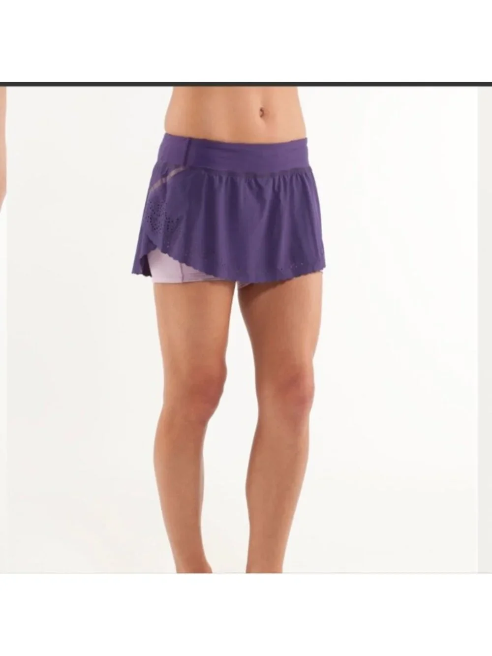 Lululemon Run A Marathon Skirt Concord Grape / Rose Quartz